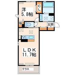 レジデンス下南部の物件間取画像